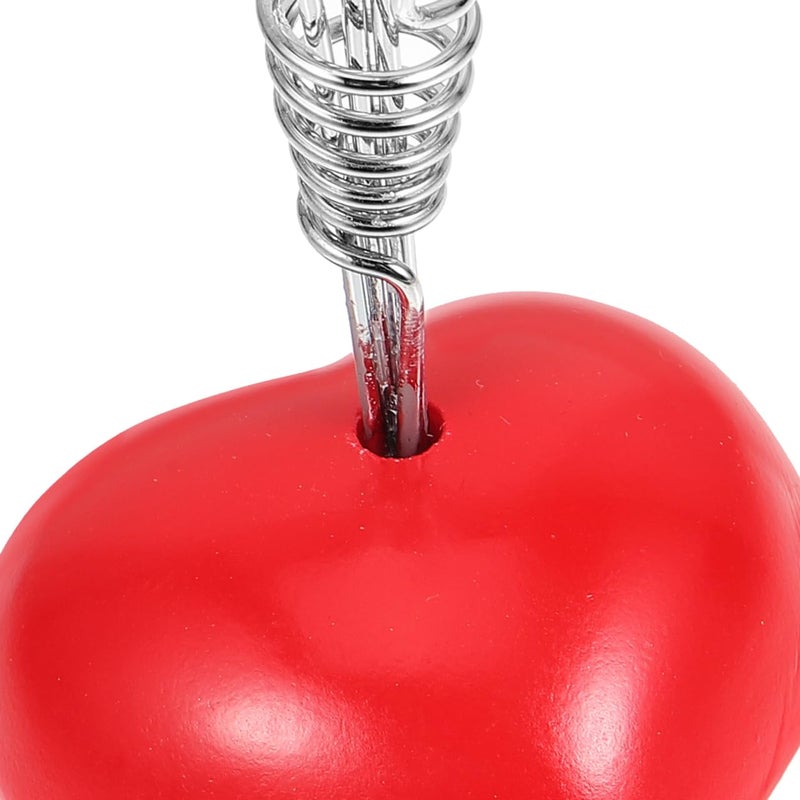 Tinksky Picture Stand-4 Clip Heart Photo Holder Card Note Memo Clip Tree Place Cards Holder - Image 5